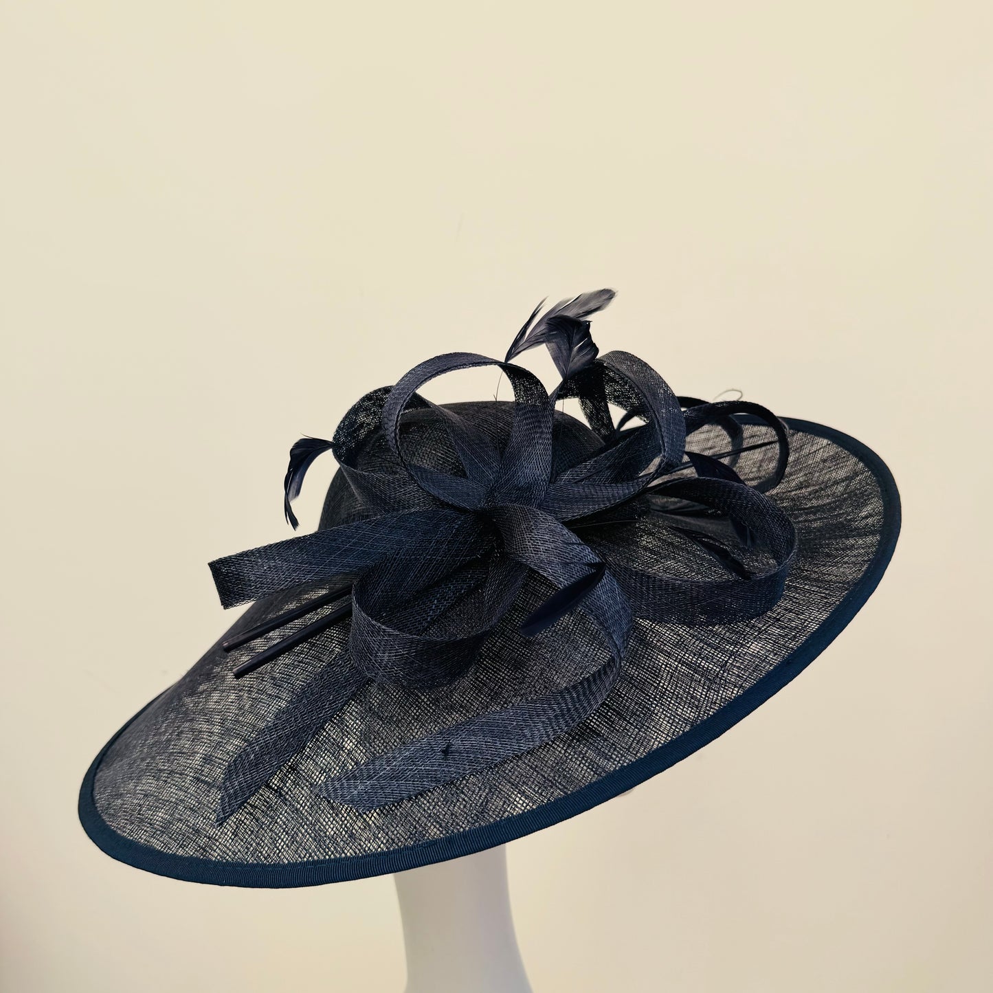 J Bees JB25/63 Navy Blue Hat On Headband