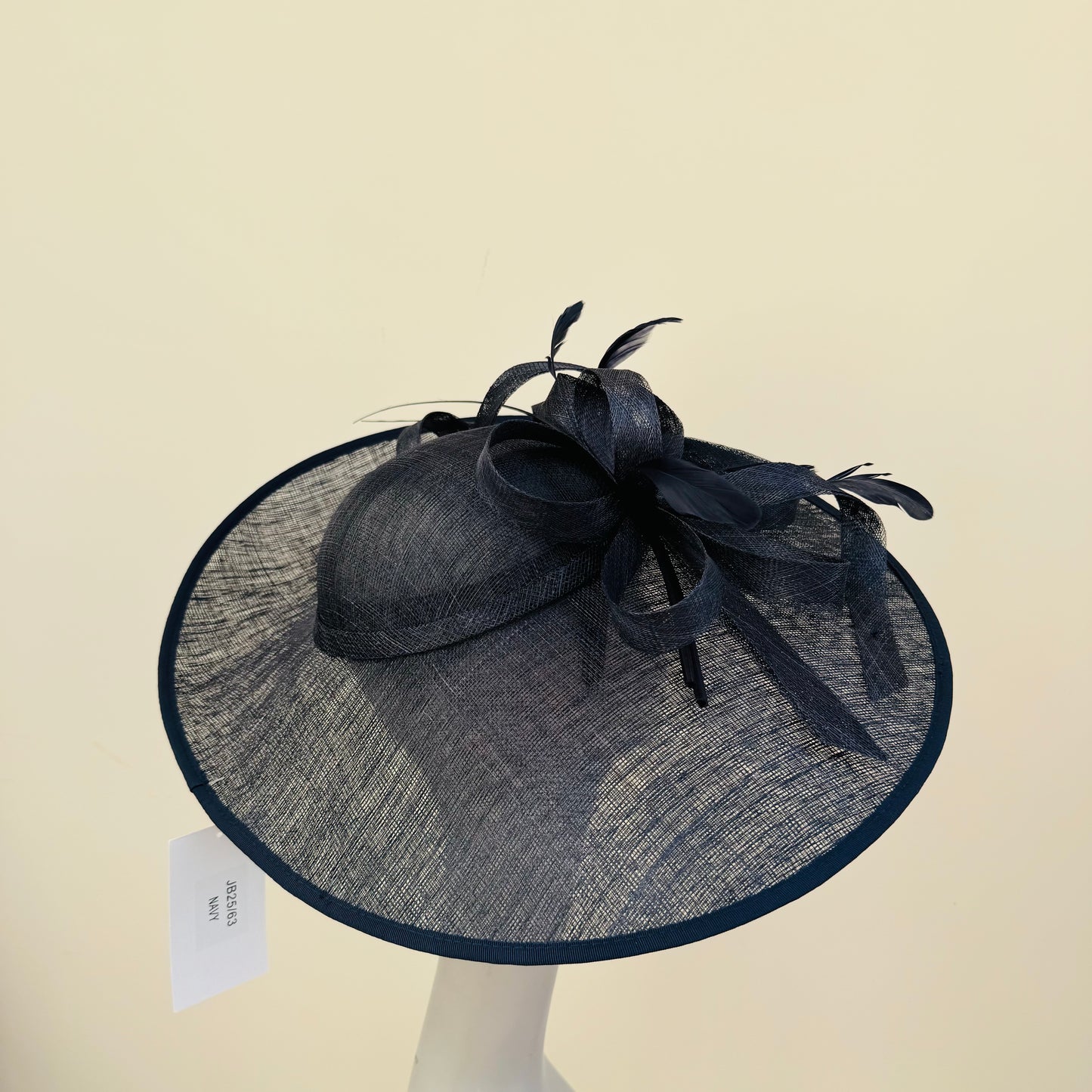 J Bees JB25/63 Navy Blue Hat On Headband