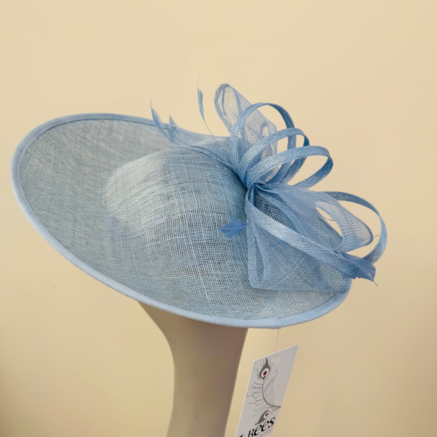 J Bees JB25/83 Baby Blue Circular Bow Hatinator Disc