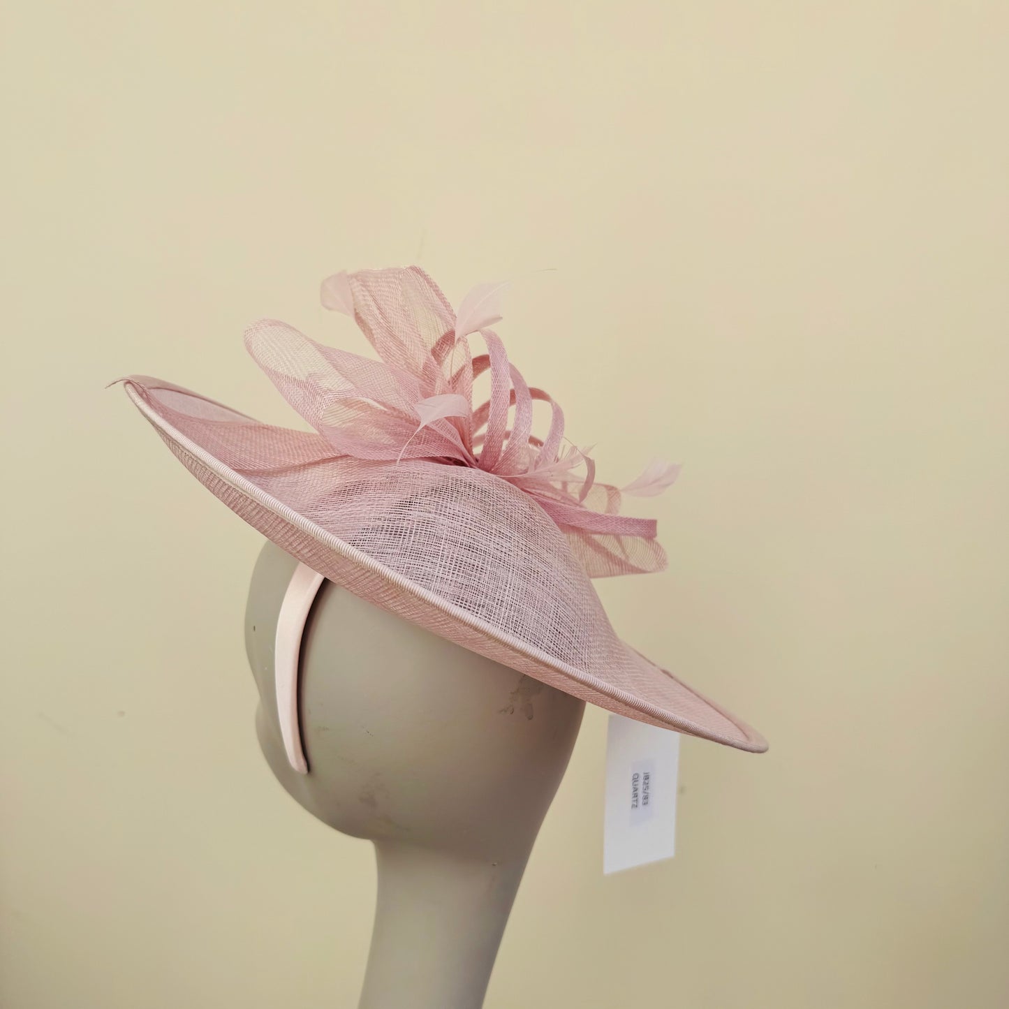 J Bees JB25/83 Quartz Pink Circular Bow Hatinator Disc