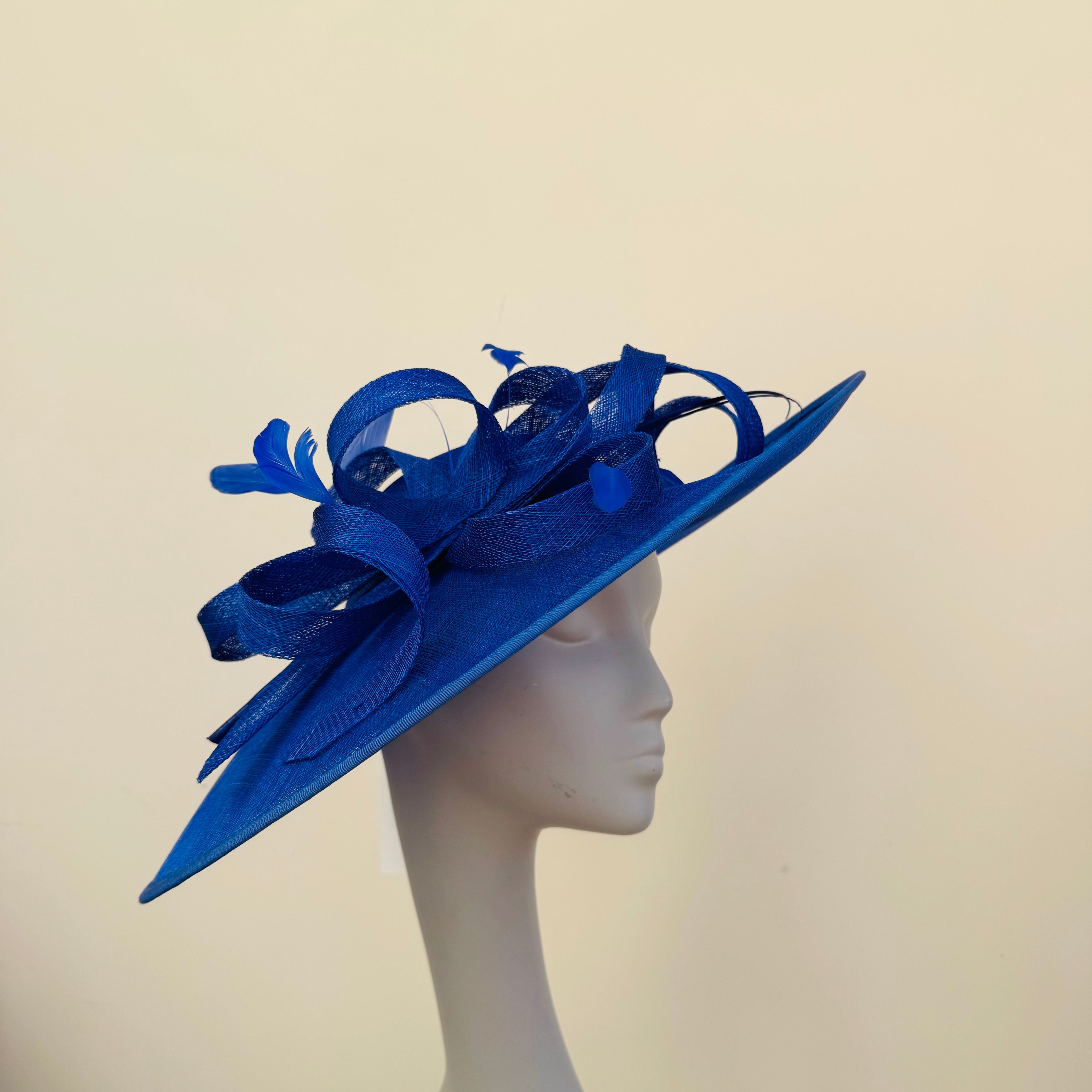 Cobalt Blue Fascinator Cheap Wedding Hats And Fascinators