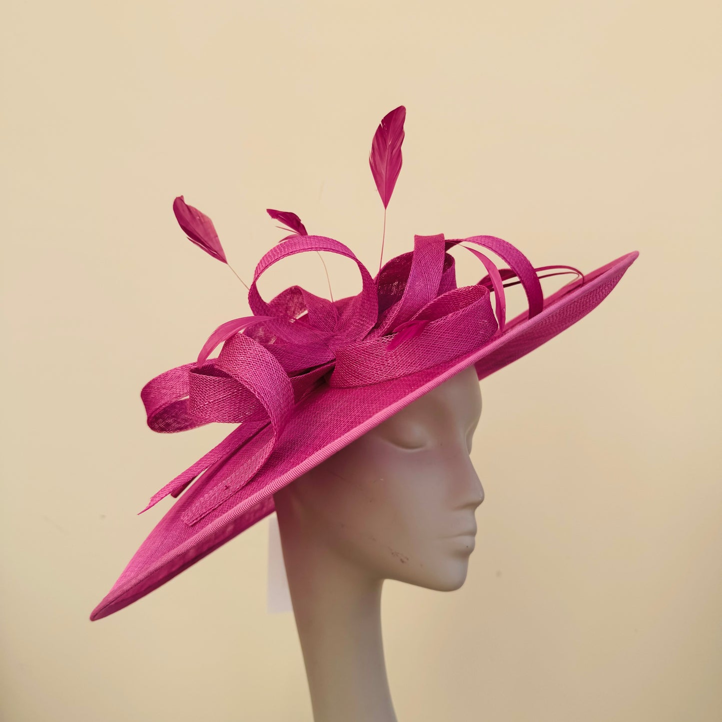 J Bees JB25/63 Fuchsia Pink Hat On Headband
