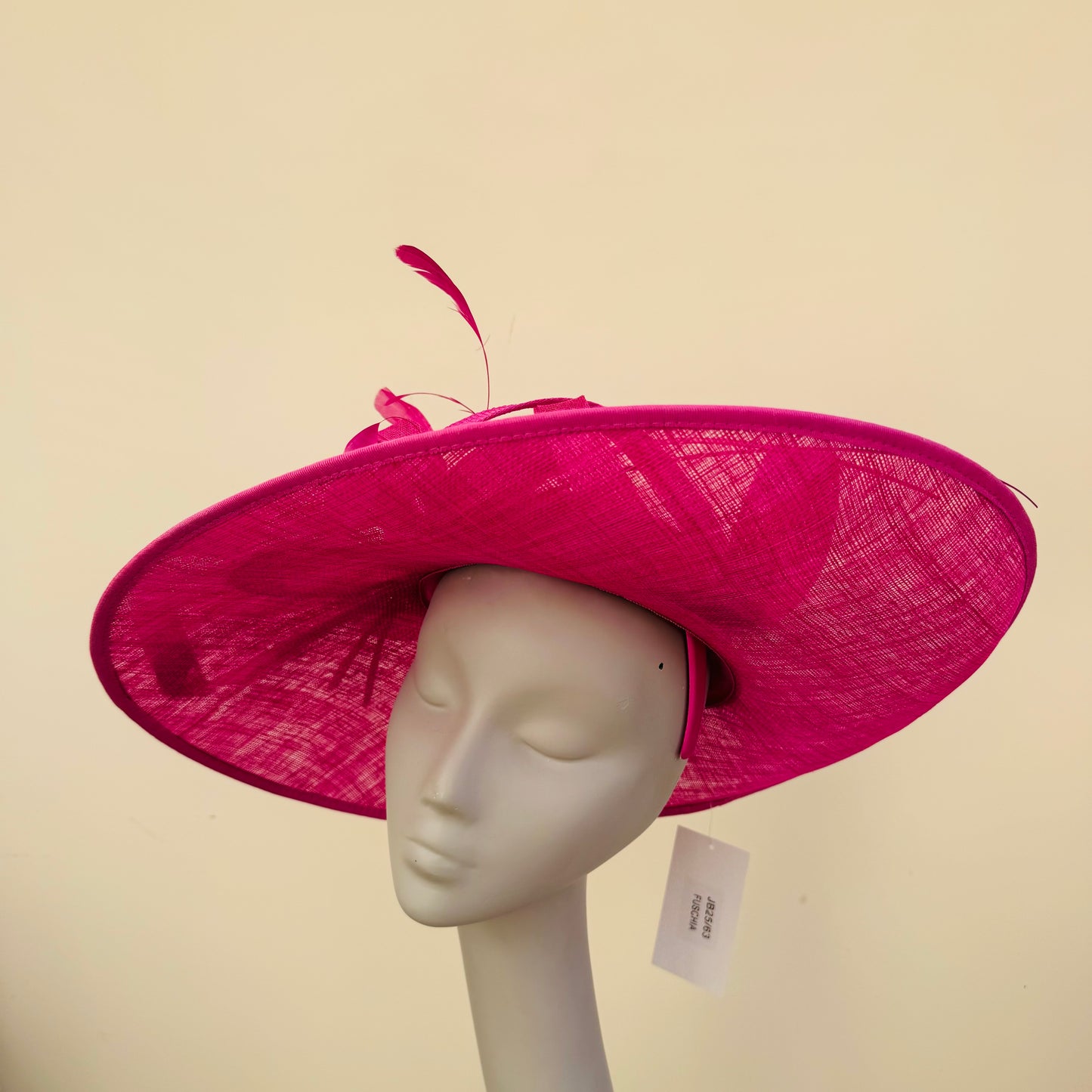 J Bees JB25/63 Fuchsia Pink Hat On Headband