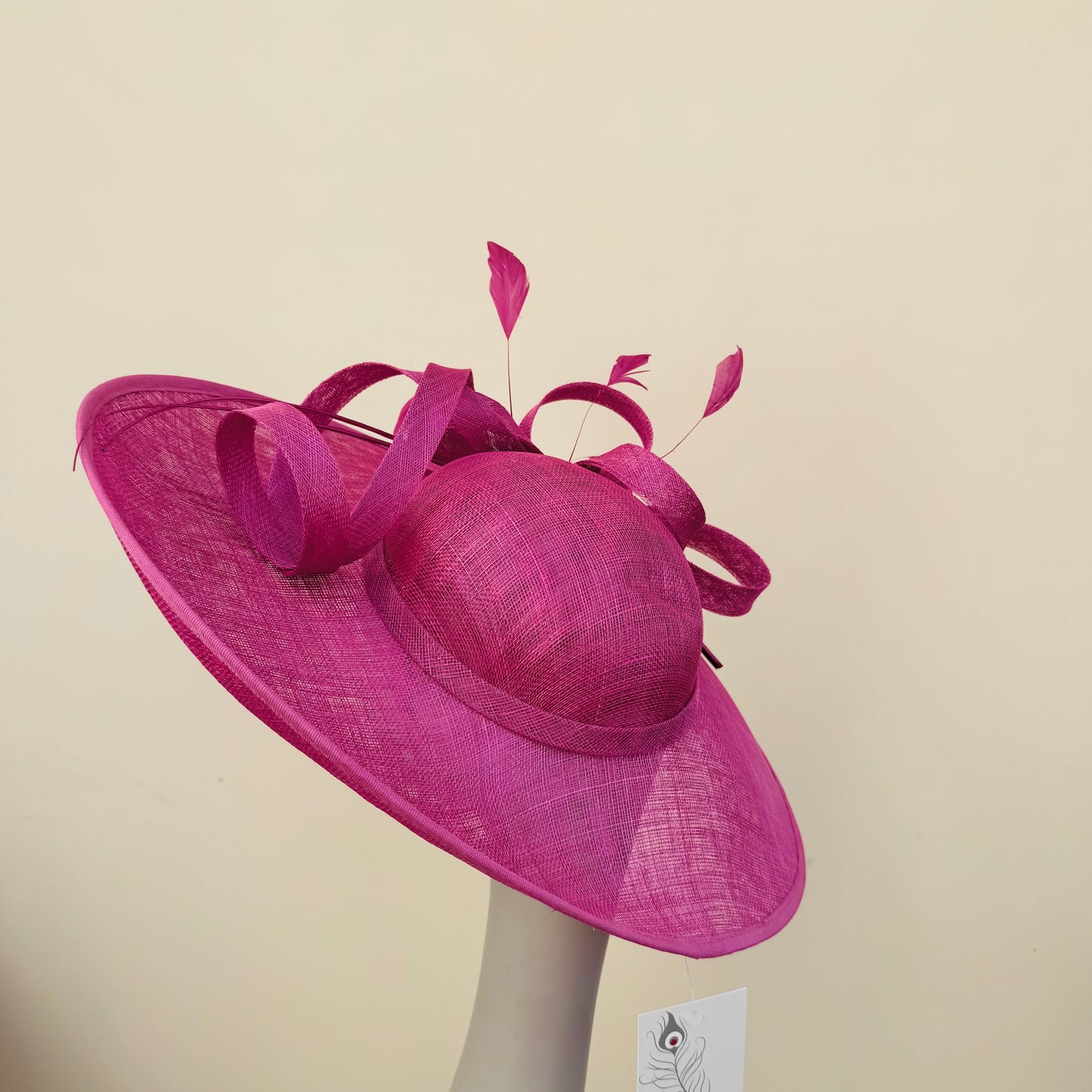 J Bees JB25/63 Fuchsia Pink Hat On Headband