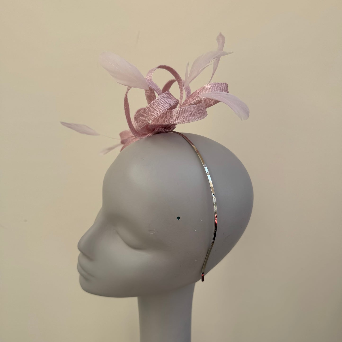 J Bees JB22/238 Fascinator On Headband In Pinks