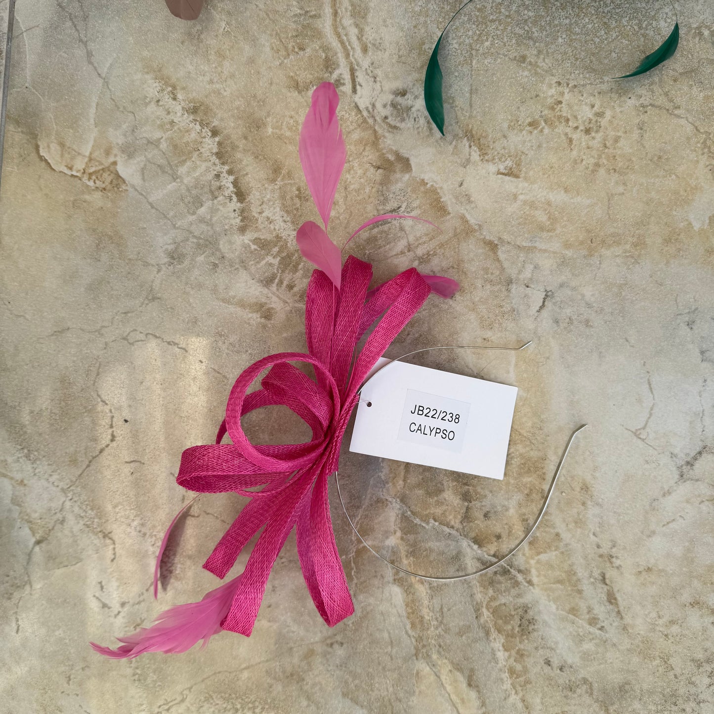 J Bees JB22/238 Fascinator On Headband In Pinks