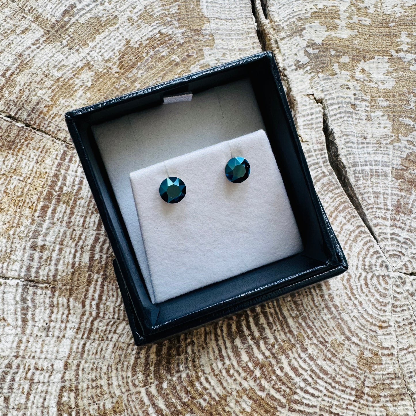 Byzantium 6mm Stud Earrings 664 Bemuda Blue
