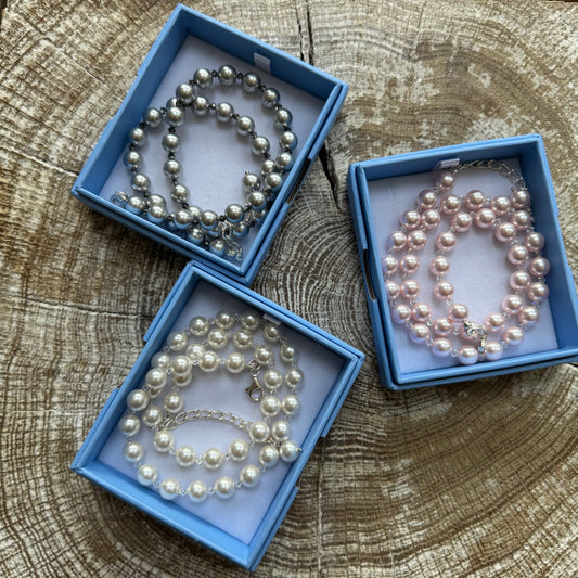 Byzantium CP Pearl Bead Necklace