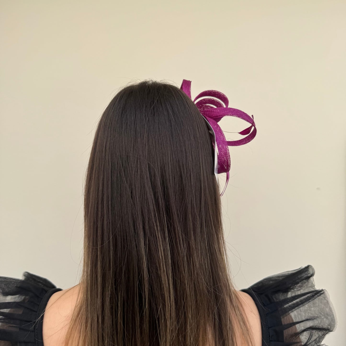 J Bees JB25/150 Purple Fascinator