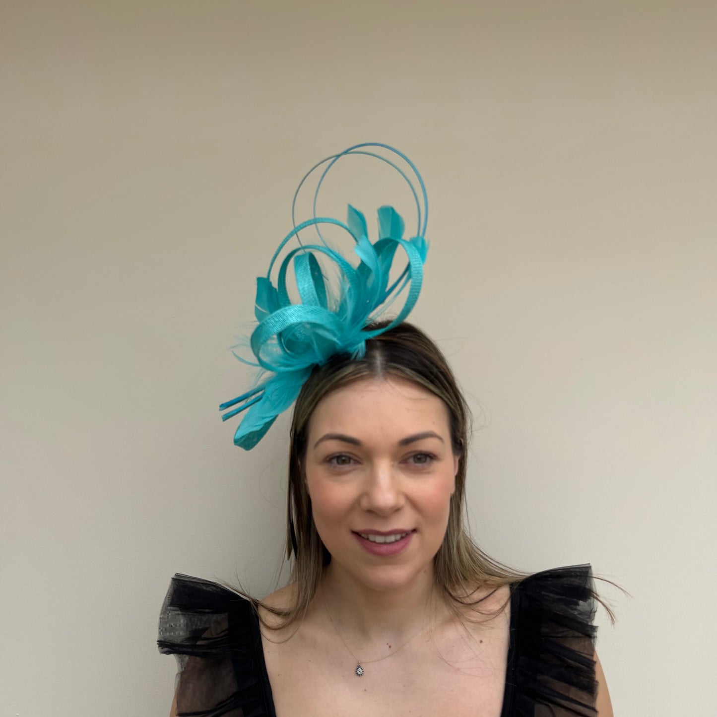 Faillsworth SS26 110 Sinamay Fascinator Capri