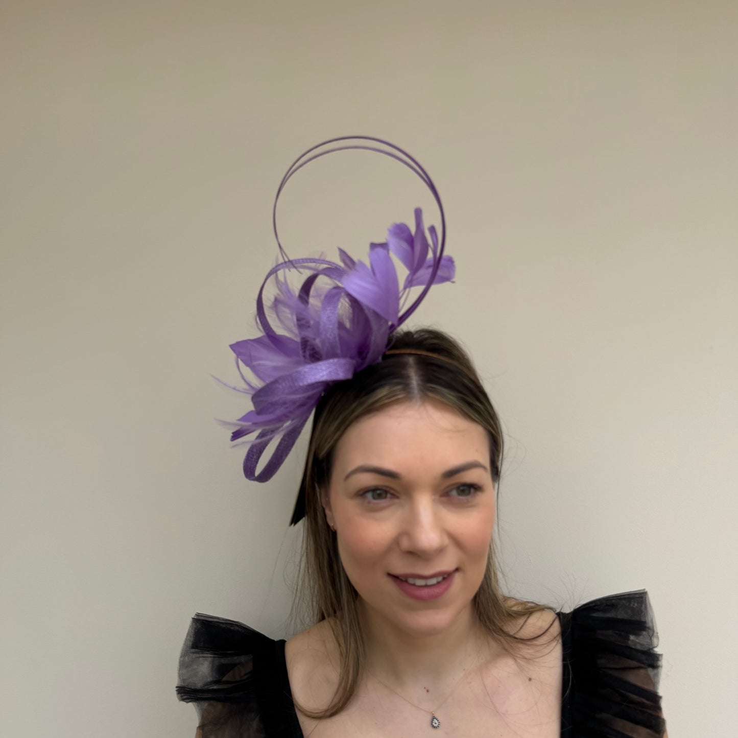 Failsworth SS26 110 Sinamay Fascinator Violet
