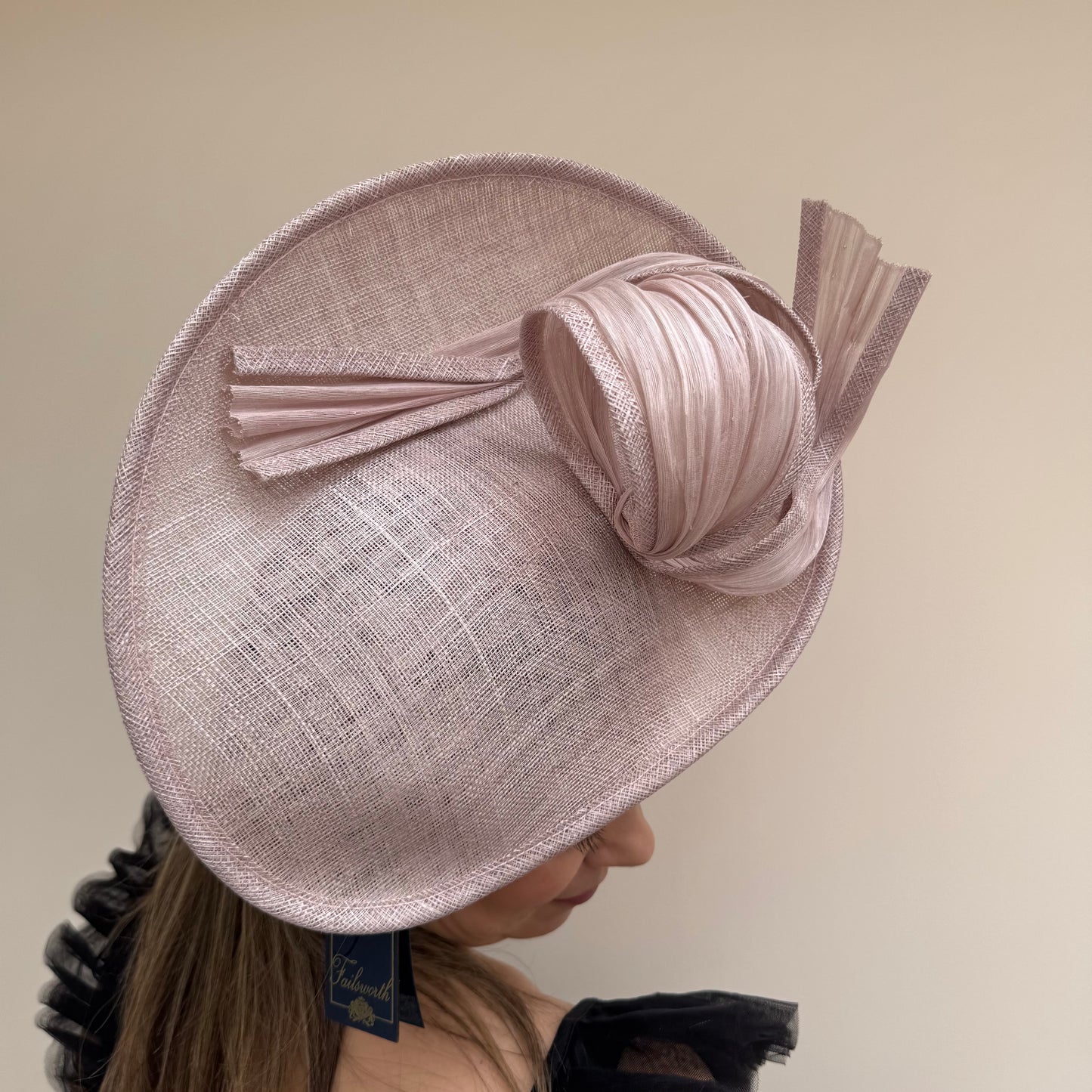 Failsworth SS26 129 Sinamay Silk Fascinator Truffle