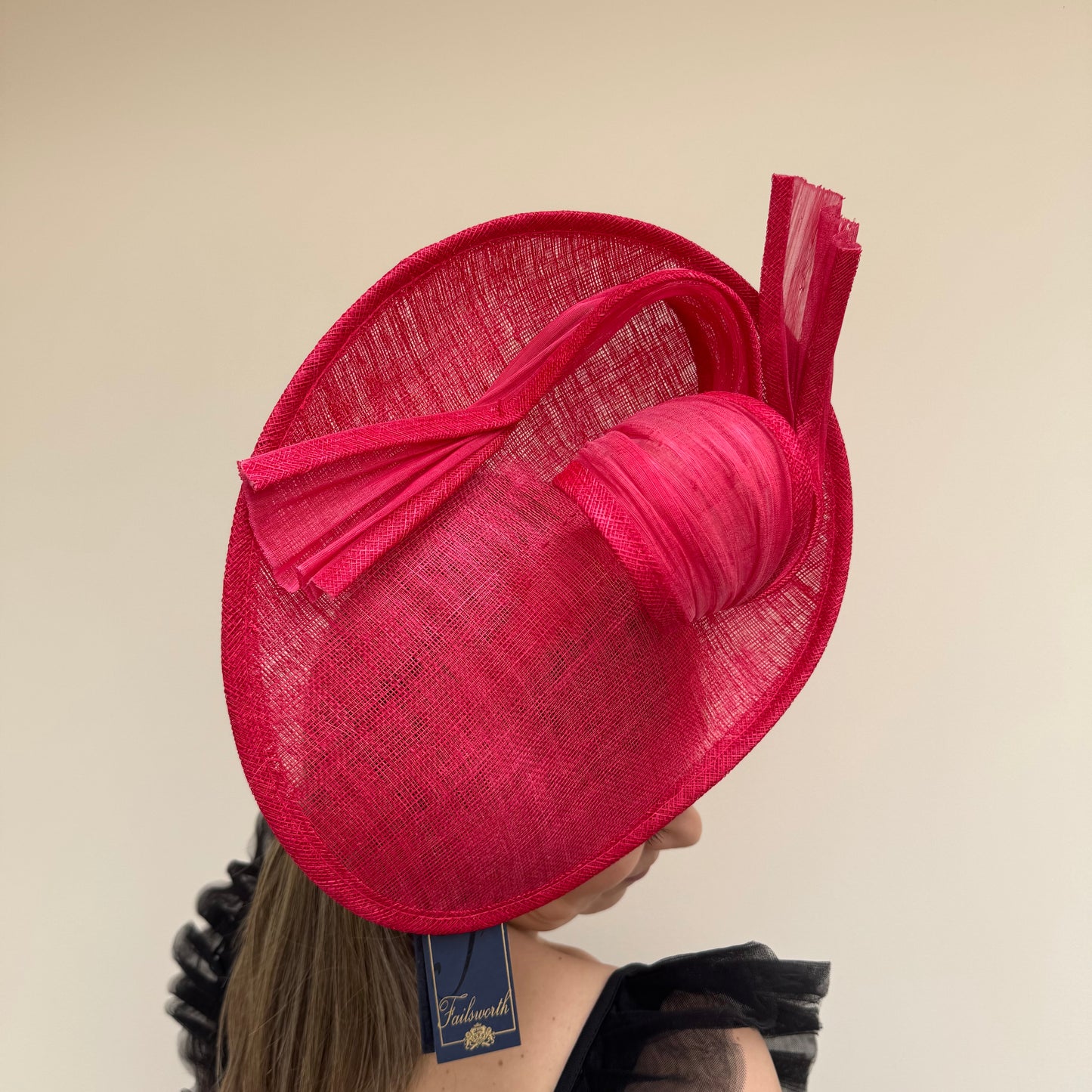 Failsworth SS26 129 Sinamay Silk Fascinator Rhumba