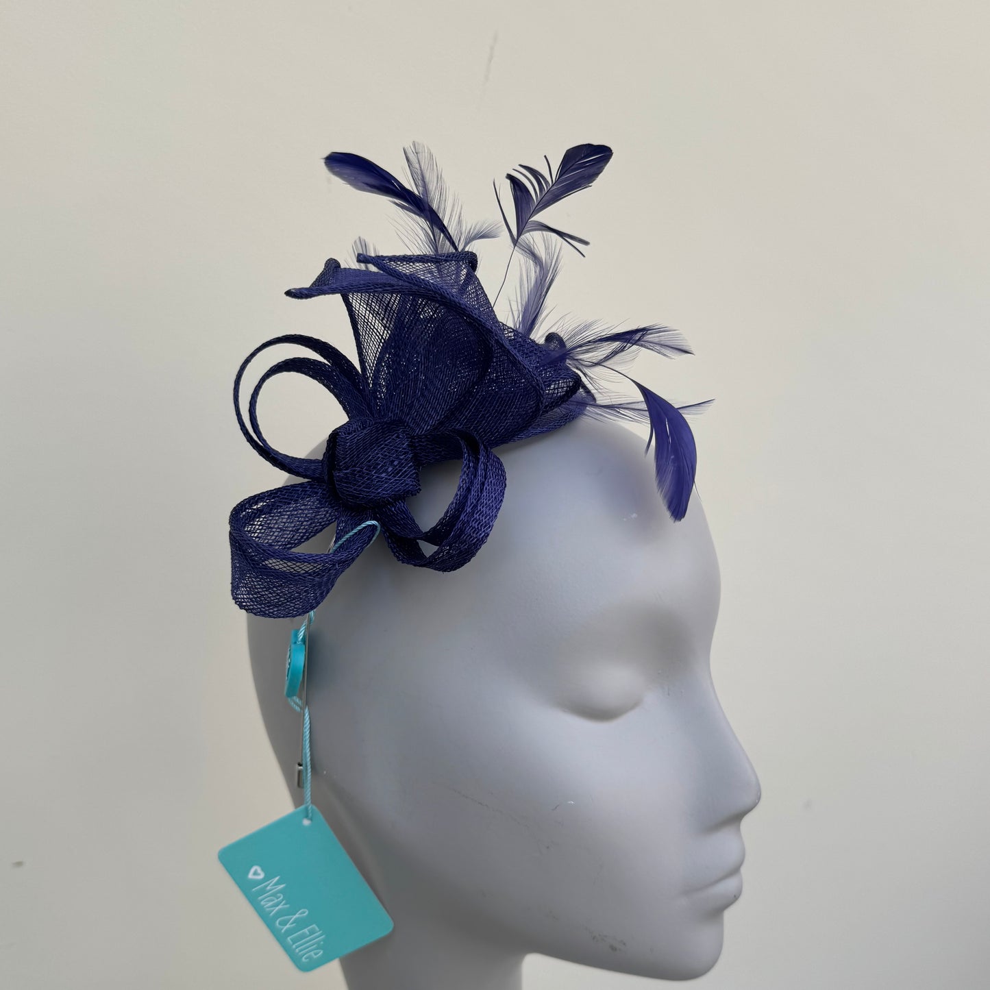 Max and Ellie BF3 Small Fascinator in Blues