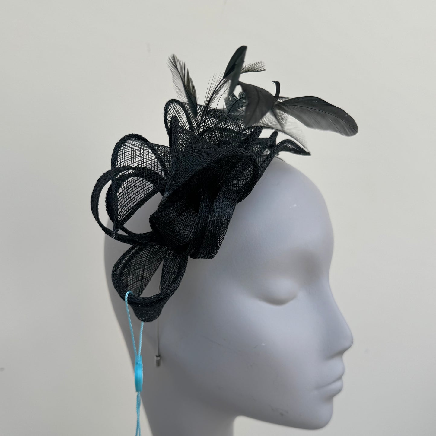 Max and Ellie BF3 Small Fascinator on Headband in Greens