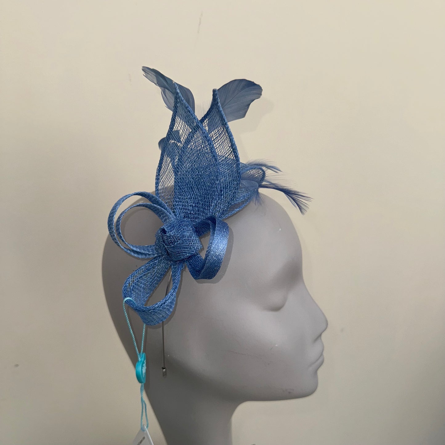 Max and Ellie BF3 Small Fascinator in Blues