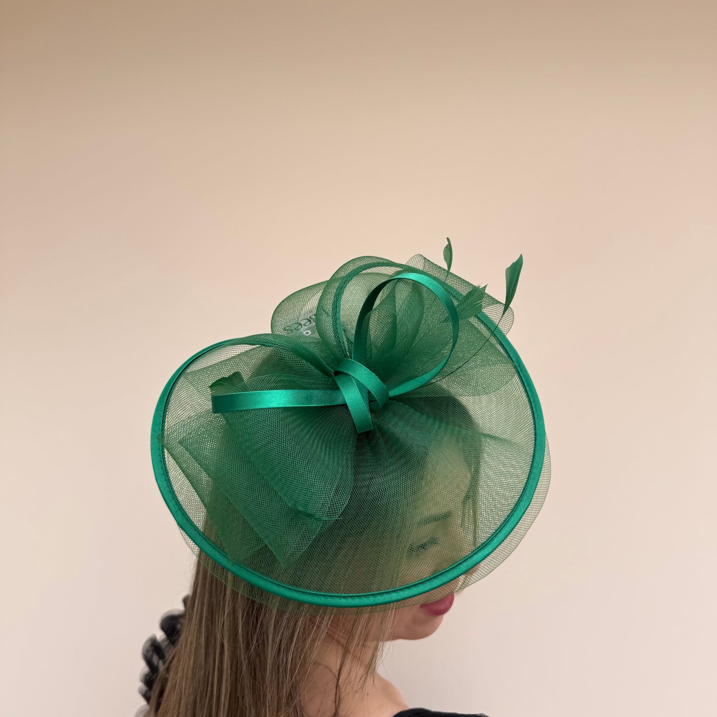 J Bees JB25/71 Emerald Green Fascinator
