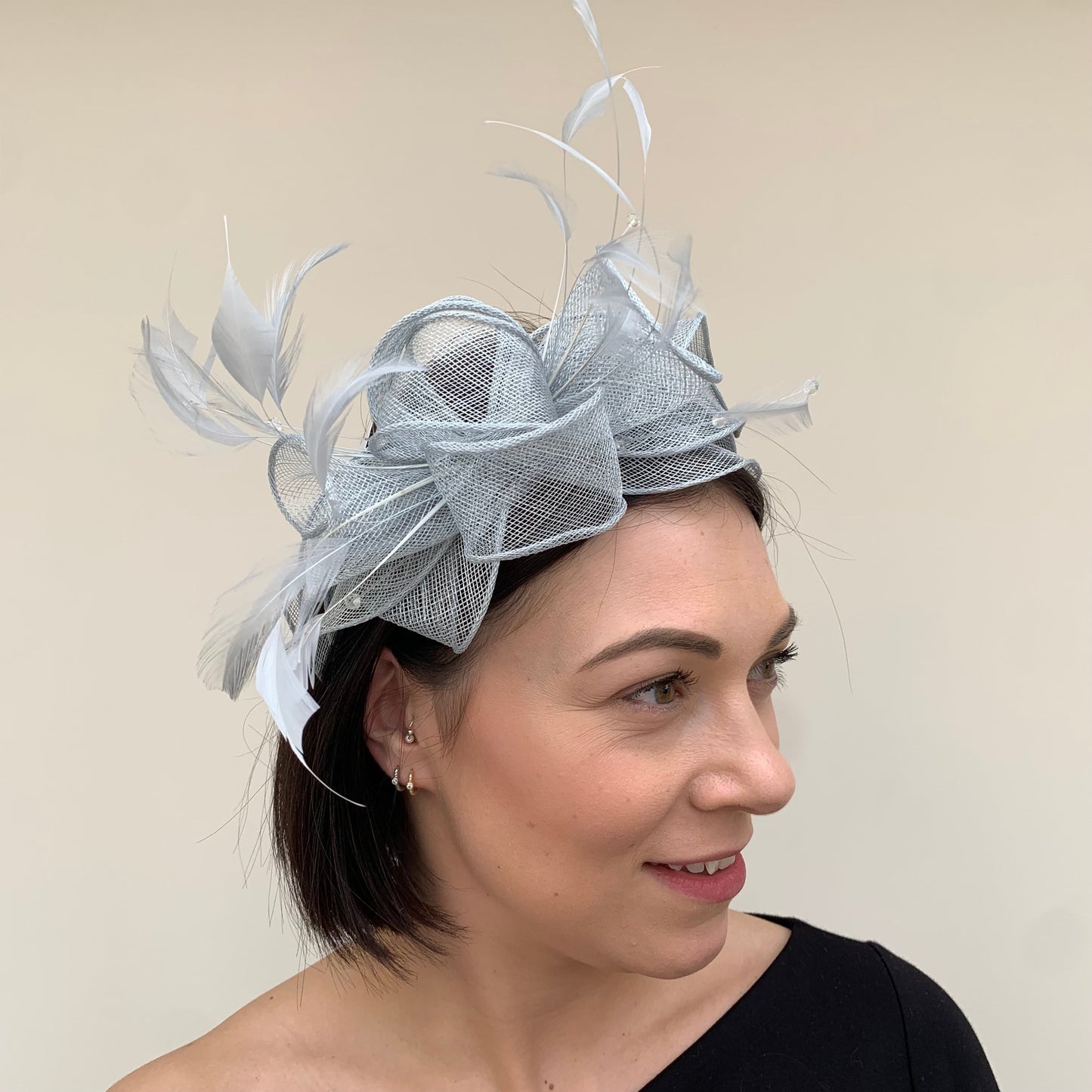 J Bees JB23/318 Cloud Baby Blue Fascinator