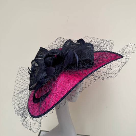 Nigel Rayment 210070 Fuchsia and Navy Hatinator