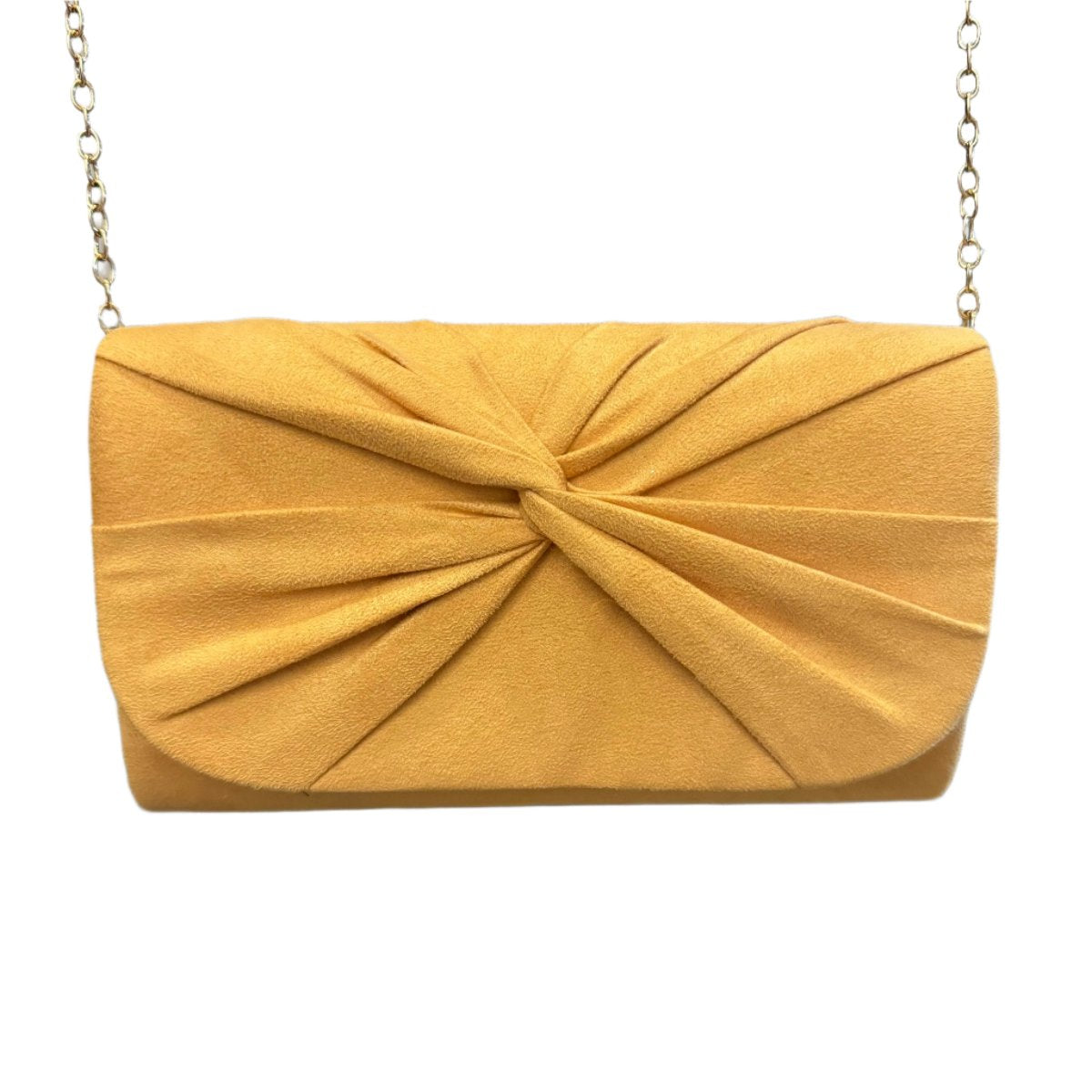 Koko Mustard Yellow Mini Clutch Bag Lesley Ashworth