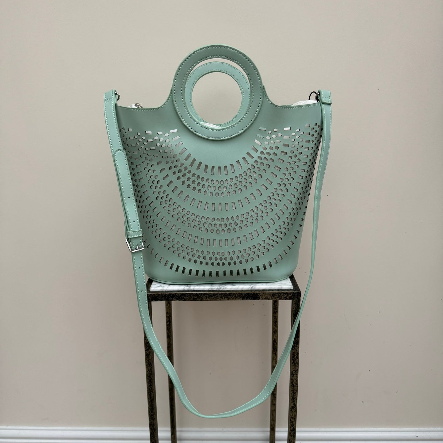 Red Cuckoo Laser cut tote bag