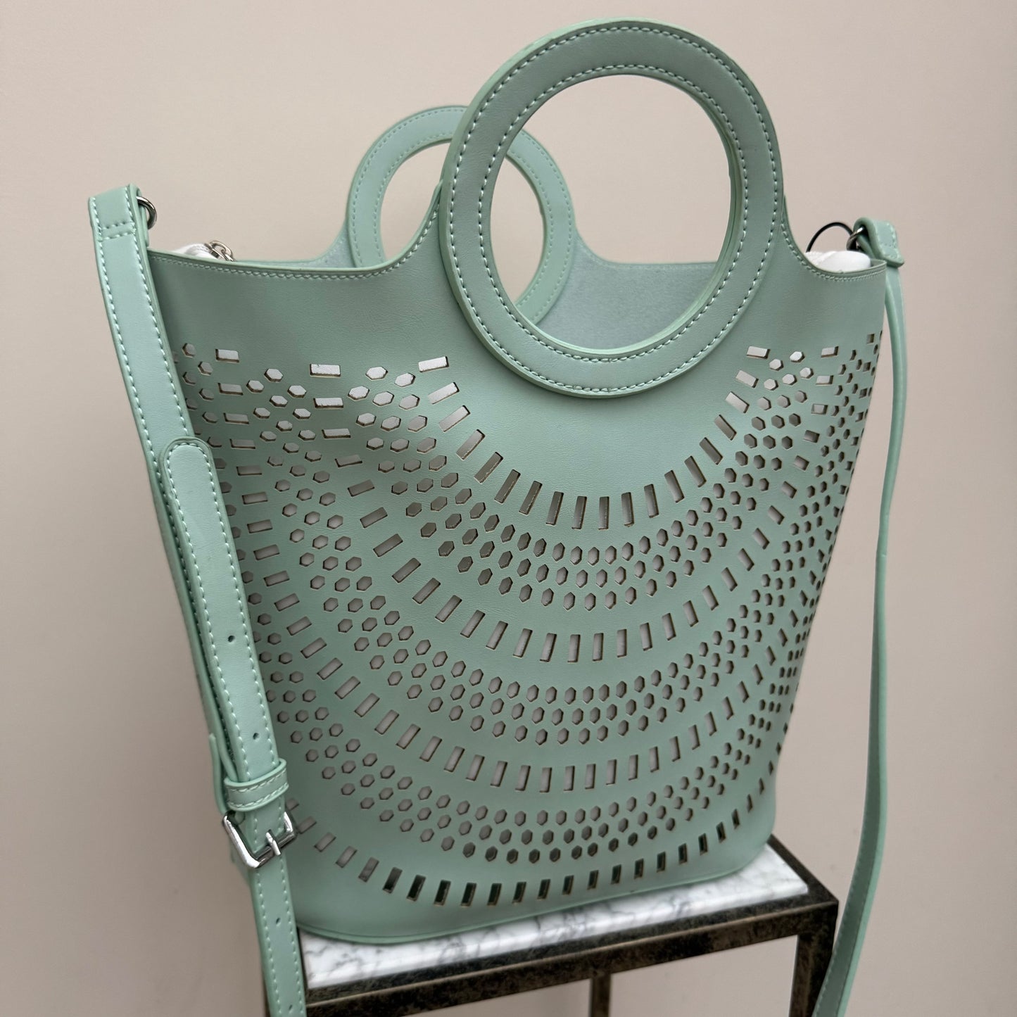 Red Cuckoo Laser cut tote bag