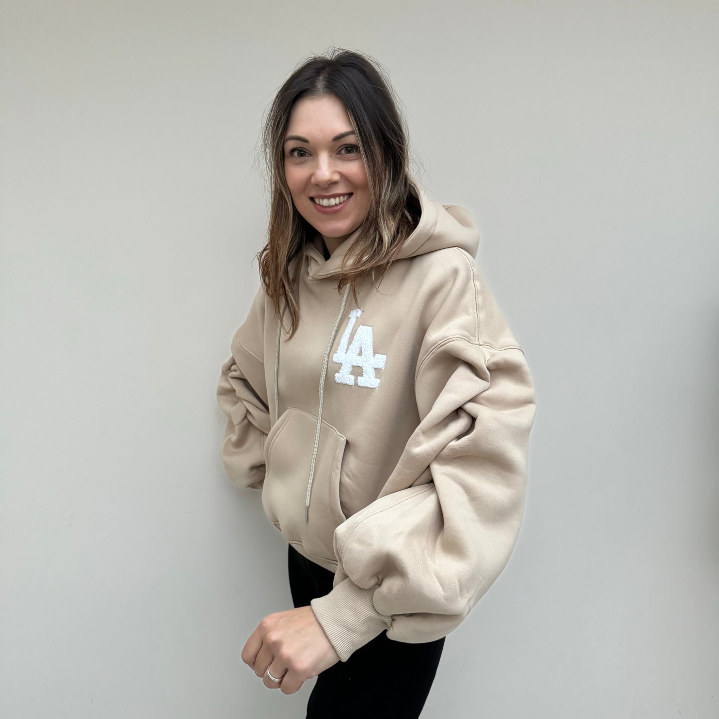 Forever Young Cream Los Angeles Hoodie
