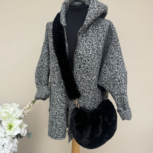 Malissa J Fur Cross Body Bag