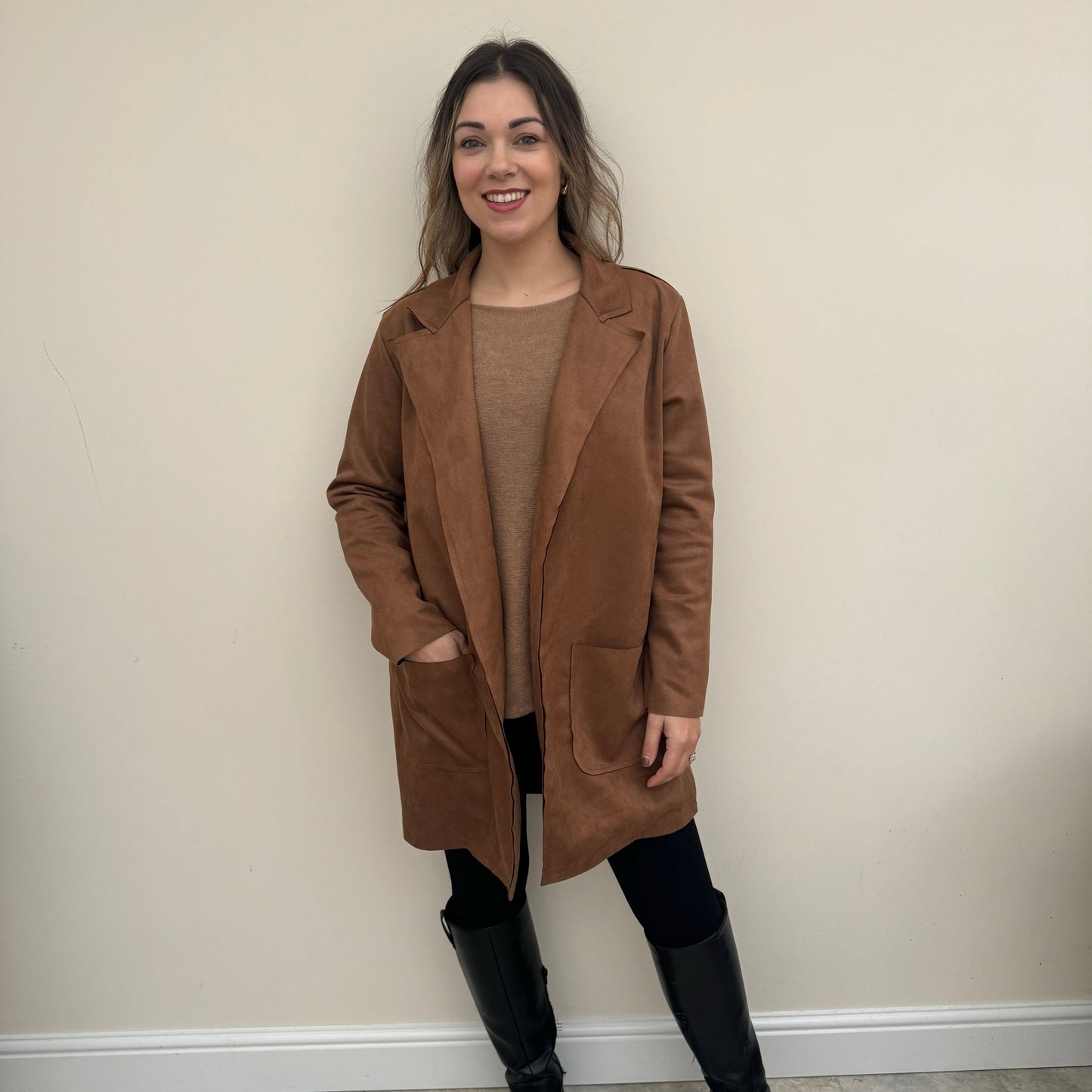 Long Suede Jacket