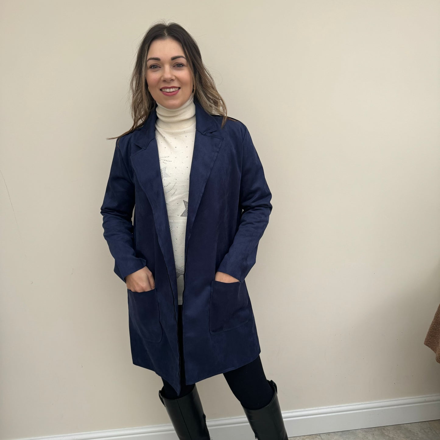 Long Suede Jacket