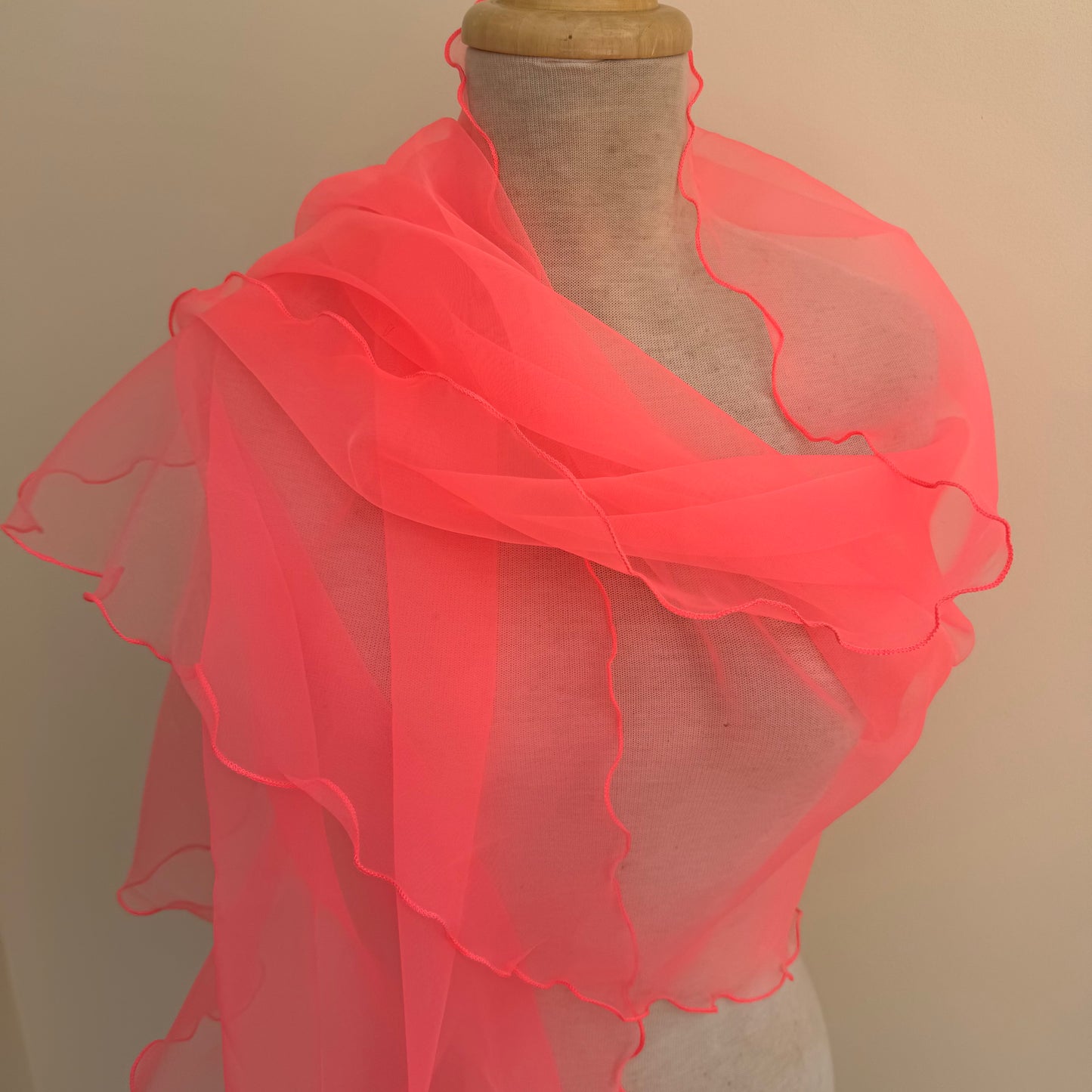 Max and Ellie OS4 Flo Pink Sheer Wrap