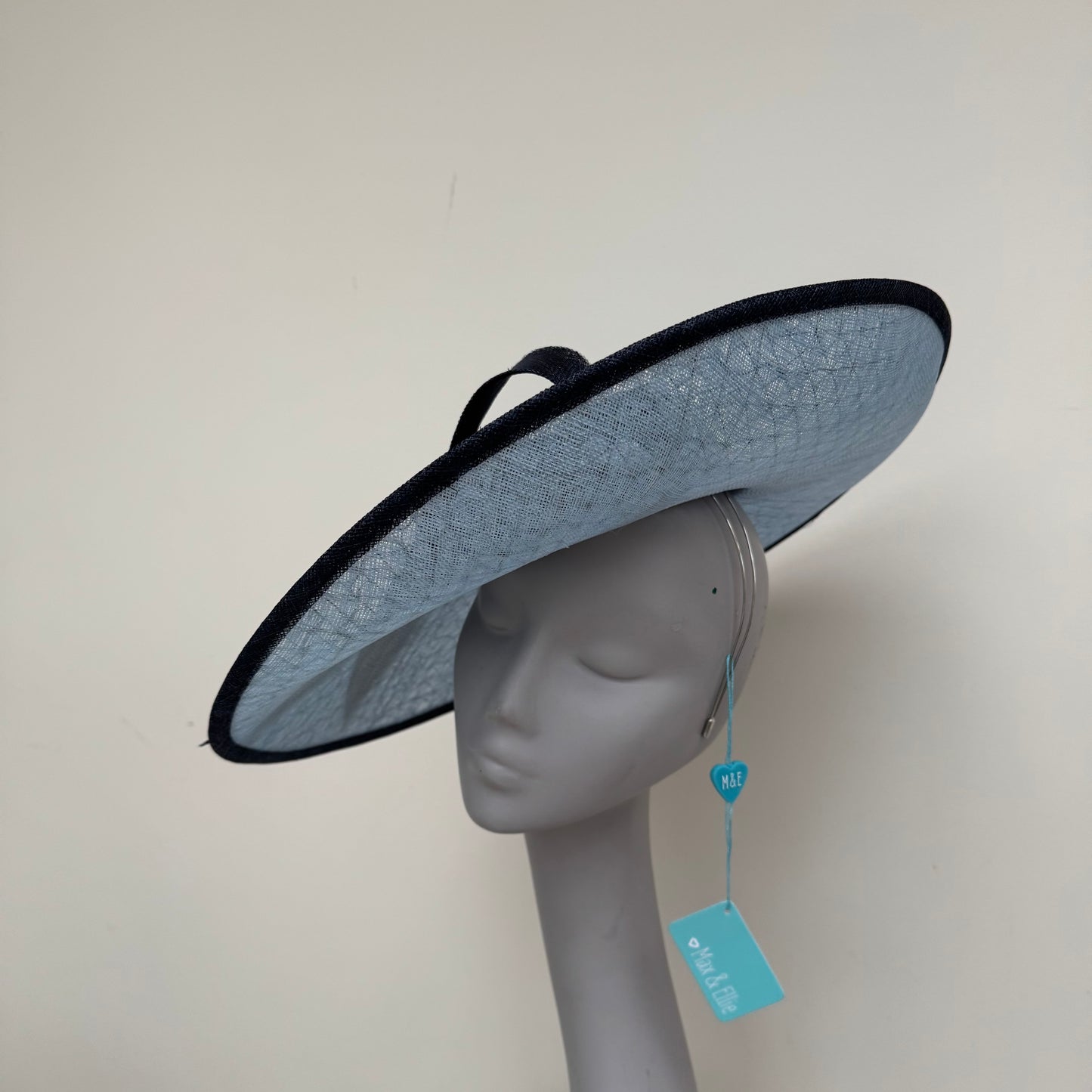 Max and Ellie HD2 Powder Blue and Navy Bow Hatinator