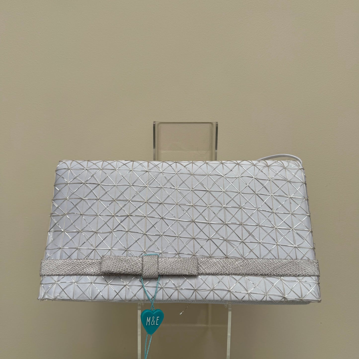 Max and Ellie HX2 White and Lurex Quartz Bag White/Lurex Quartz