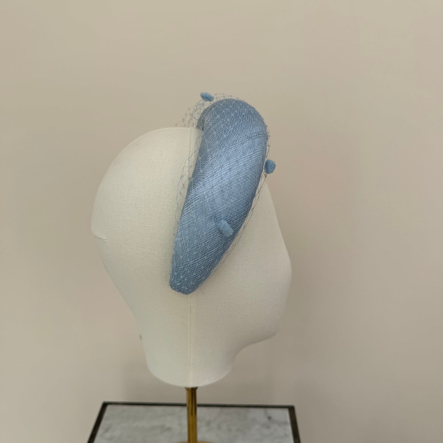 Max and Ellie HF6 Powder Blue Fascinator