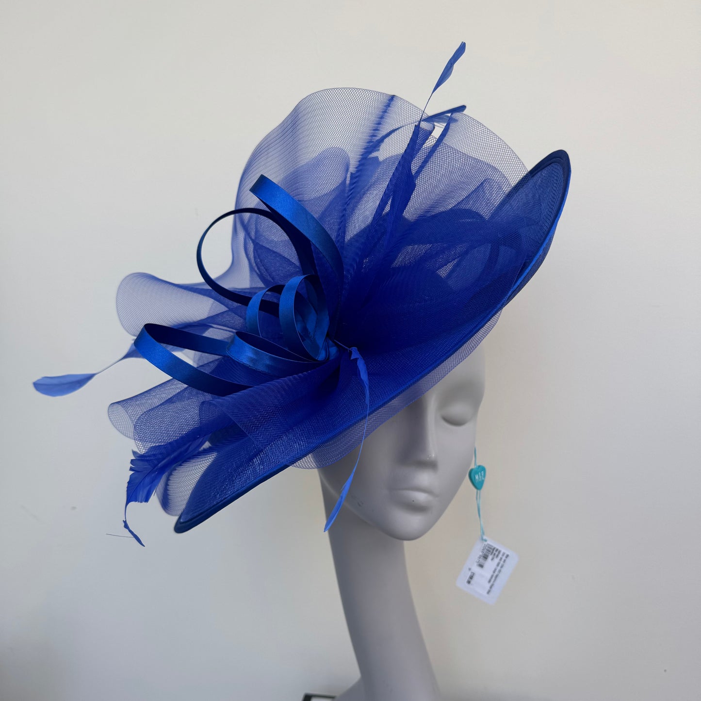 Max and Ellie OD3 Sapphire Royal Blue Crin and Satin Large Hatinator