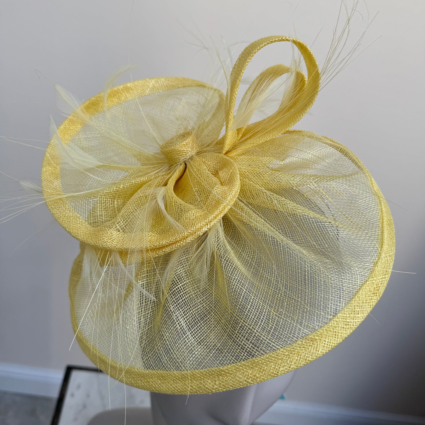 Max and Ellie BD1 Fascinator in Yellows