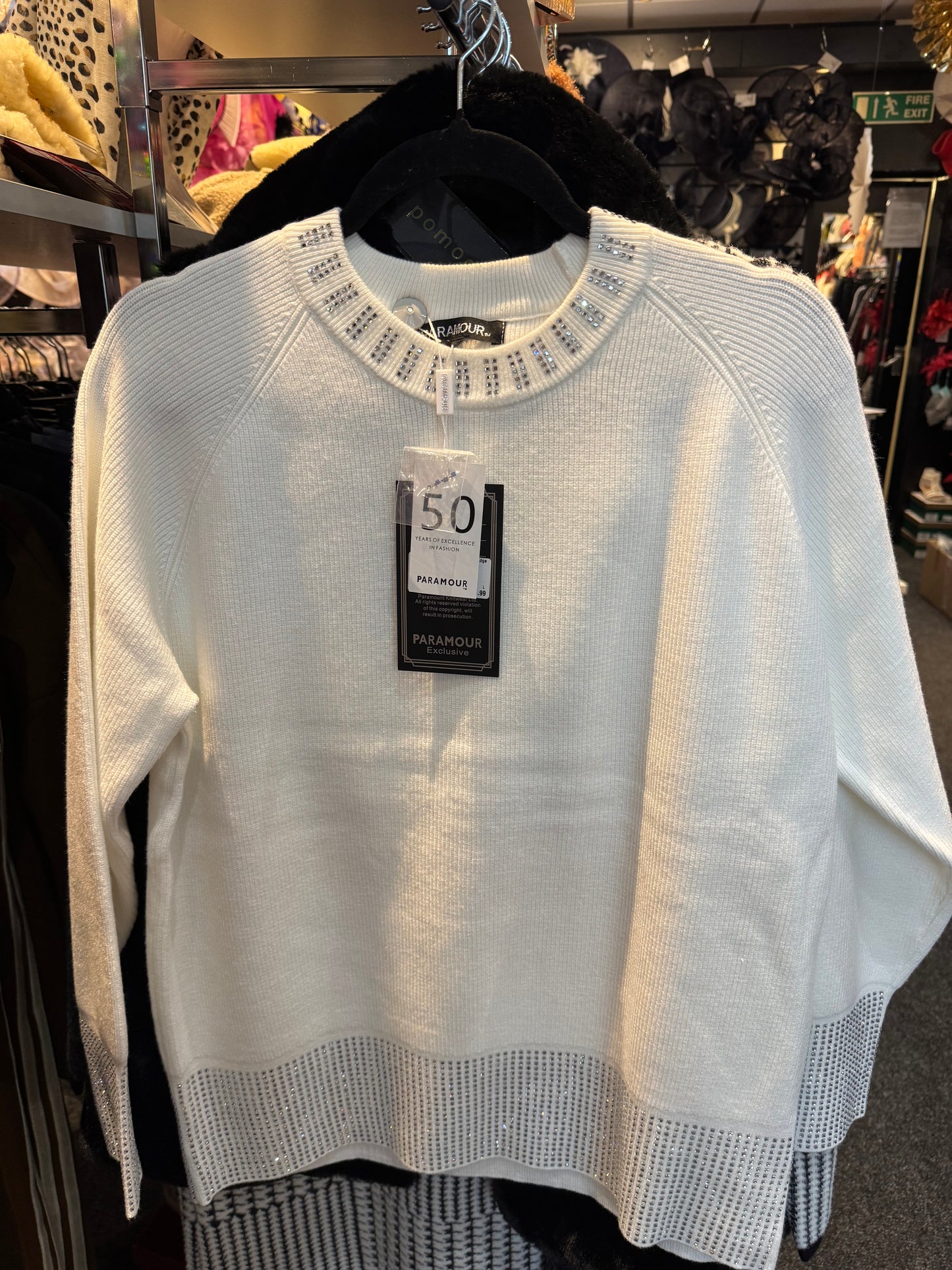 Paramour PK98780 Sparkle Edge Jumper