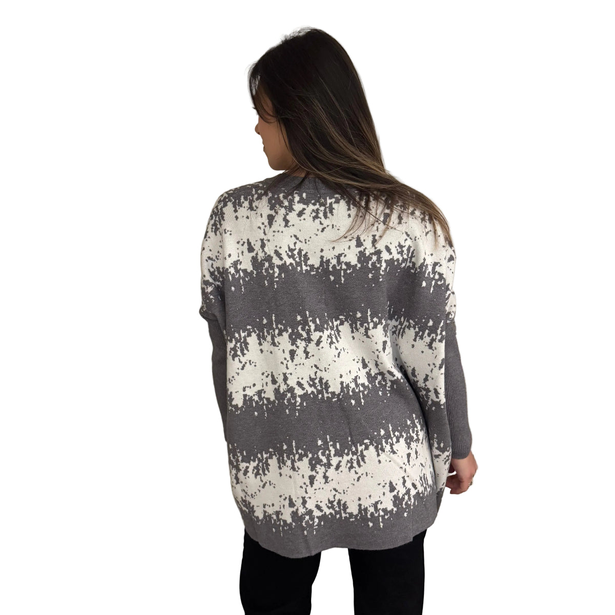 Paramour PK8049 V-Neck Patterned Jumper