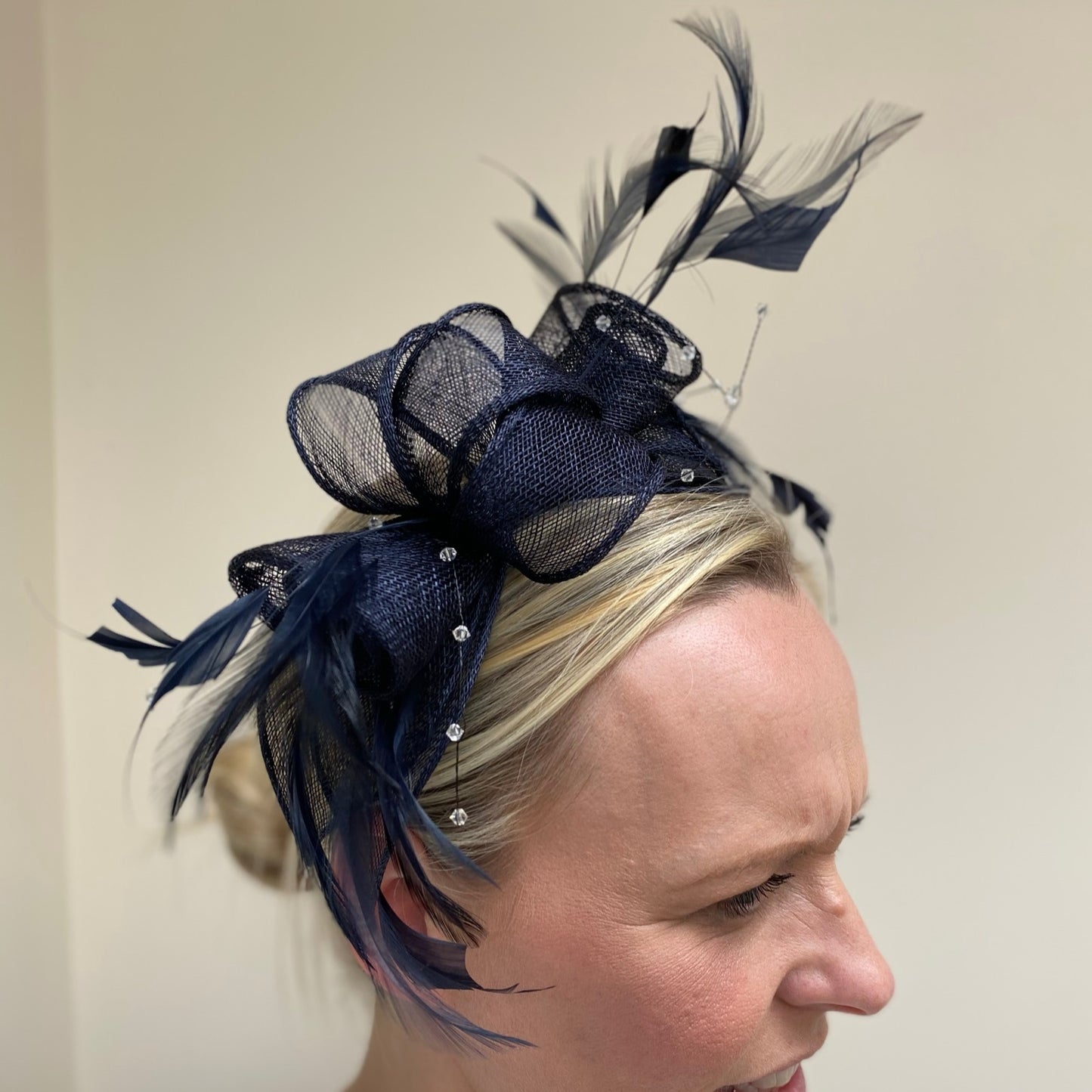 Max and Ellie CF1 Fascinator in Blues