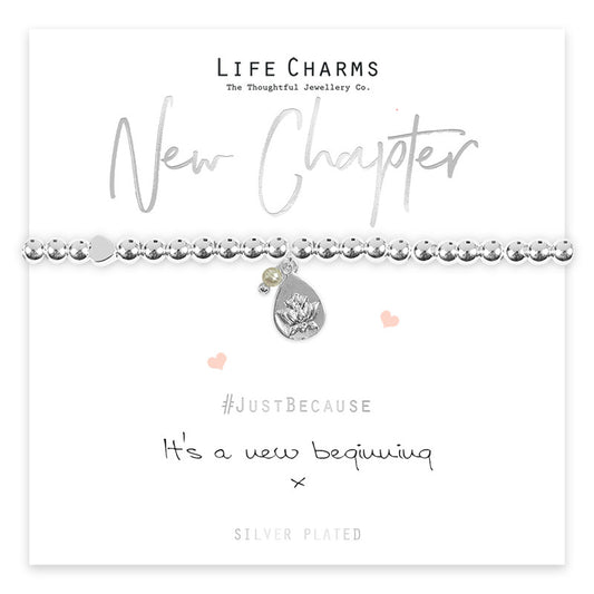 Life Charms New Beginnings Lotus Flower Bracelet