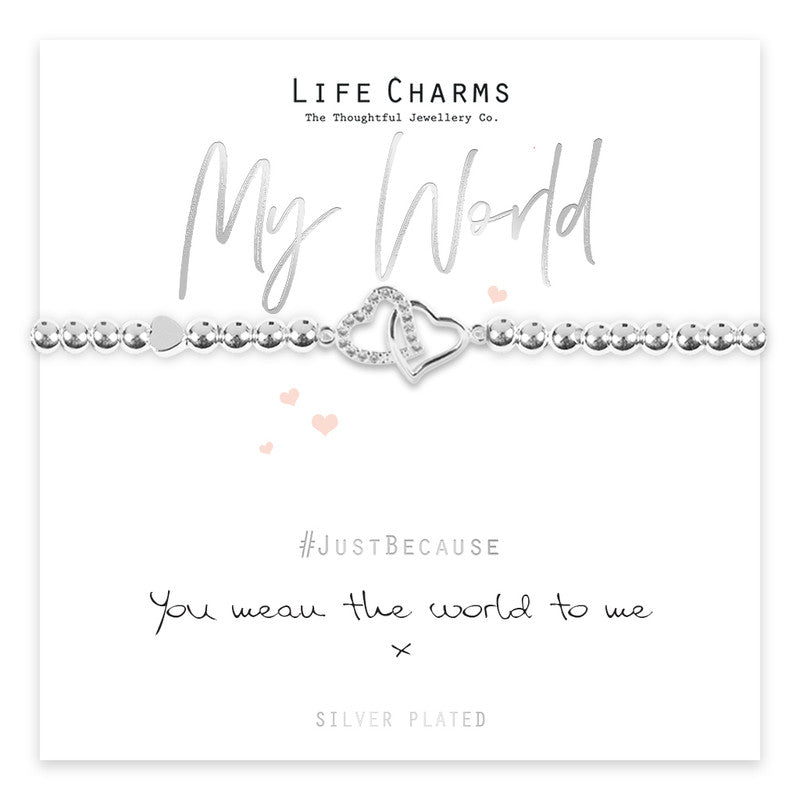 Life Charms Your Mean the World To Me Bracelet