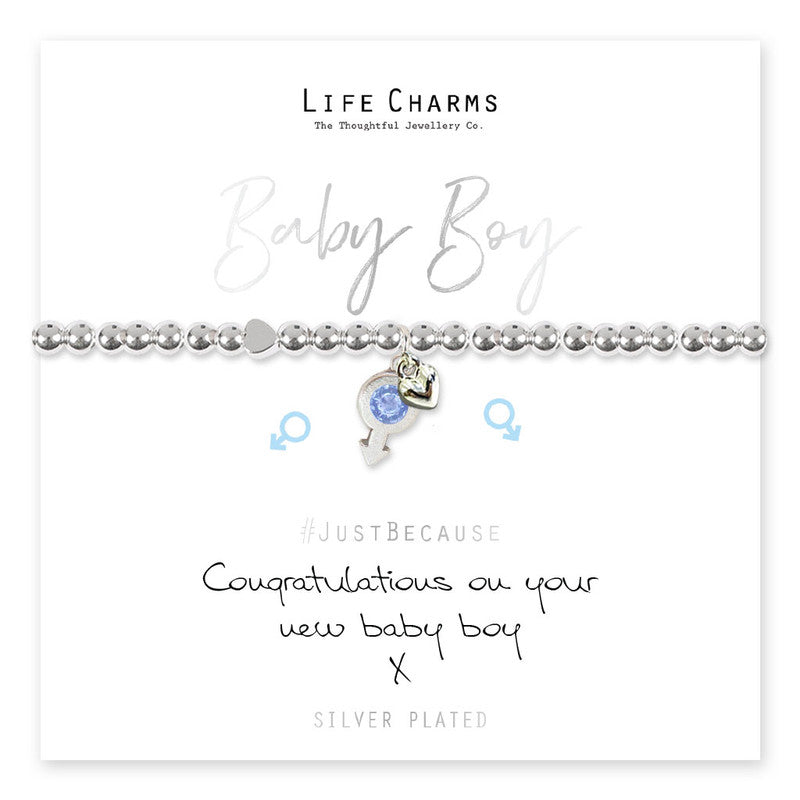 Life Charms Baby Boy Bracelet