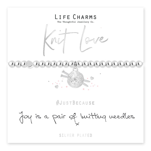 Life Charms Knit Love Bracelet