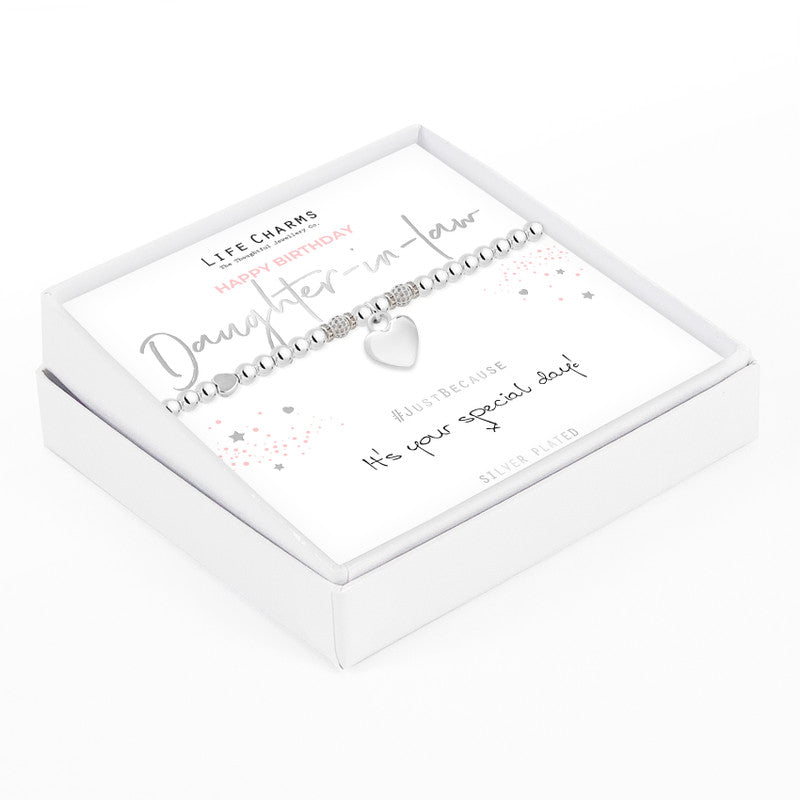Life Charms Happy Birthday Daughter in Law Bracelet