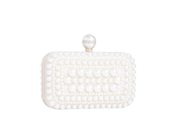 Koko LD3340 Ivory Pearl Box Bag