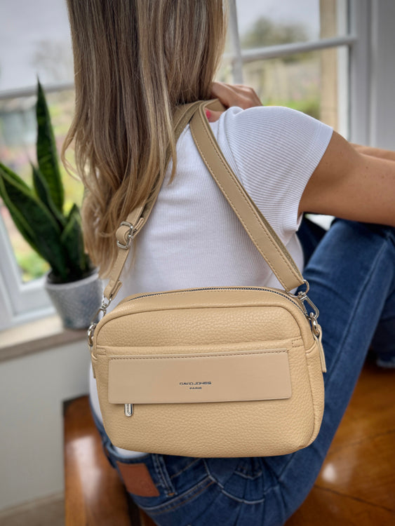 David Jones 6911-1 Cross body bag with front zip