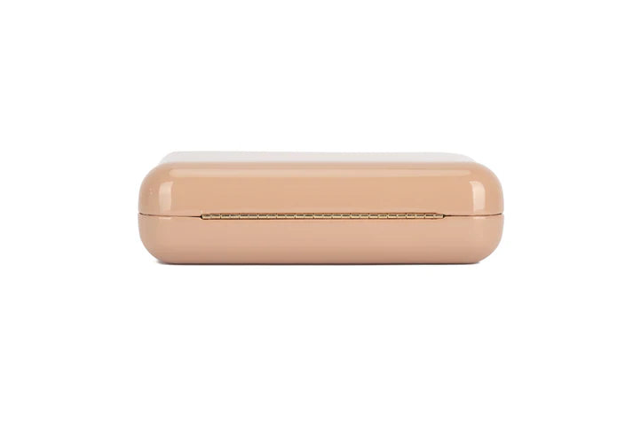Koko MW3490 Nude Patent Box Clutch Bag
