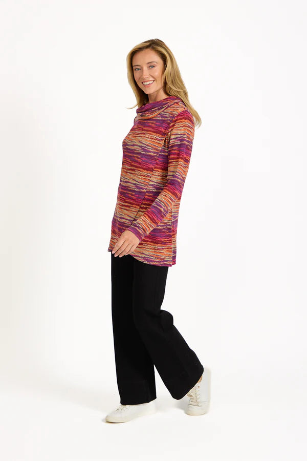 Mudflower 681 Cowl Wrap Over Top