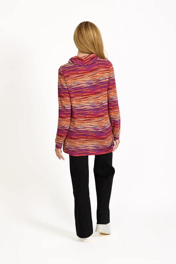 Mudflower 681 Cowl Wrap Over Top