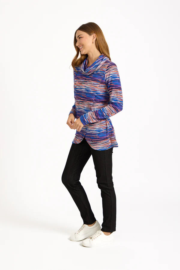 Mudflower 681 Cowl Wrap Over Top